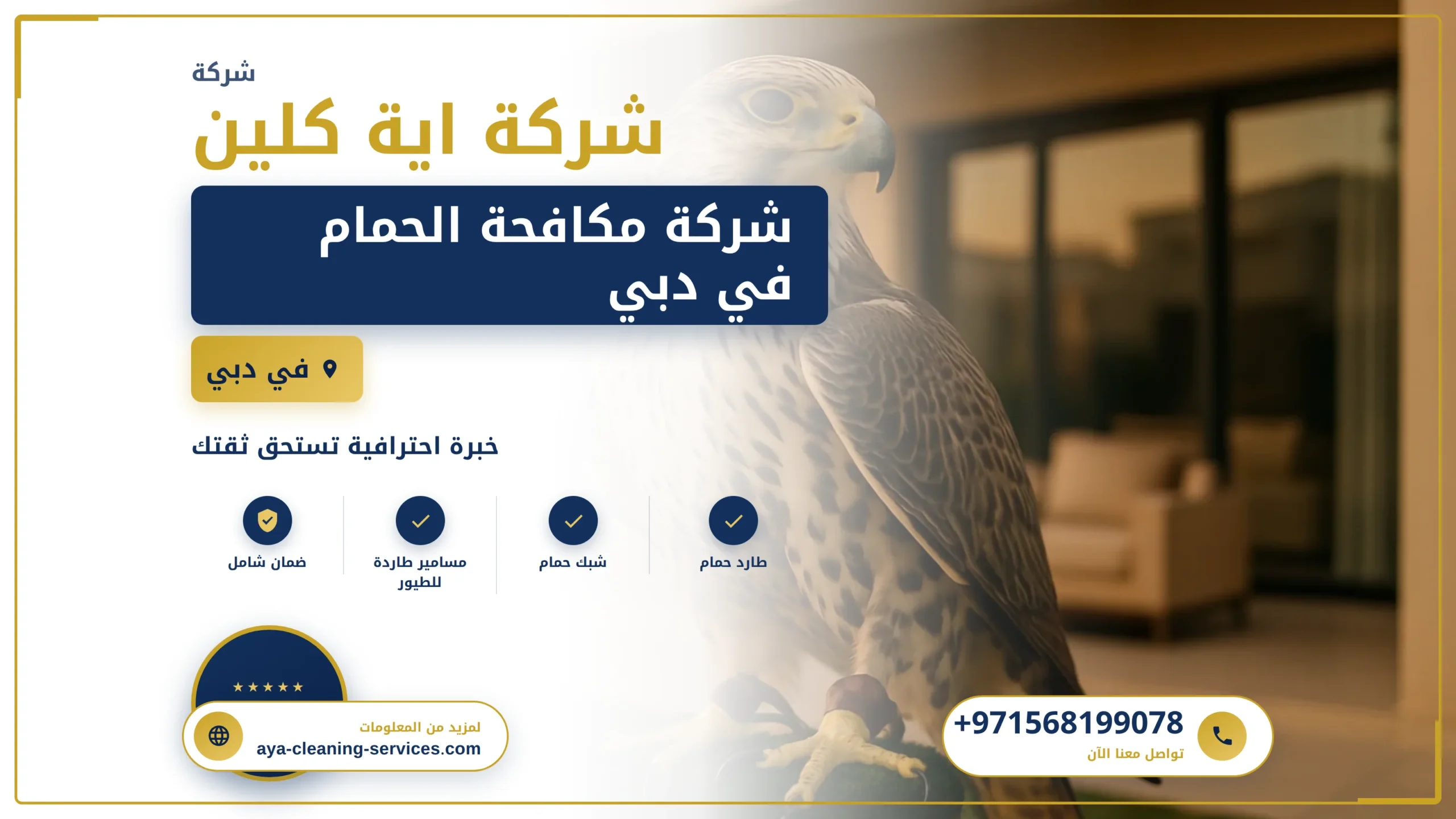 صورة شركة مكافحة الحمام في دبي