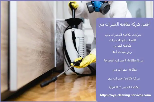 شركة مكافحة الحشرات دبي