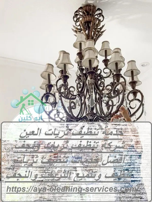 خدمة تنظيف ثريات العين